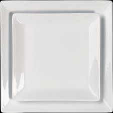Assiette plate carrée 26 cm